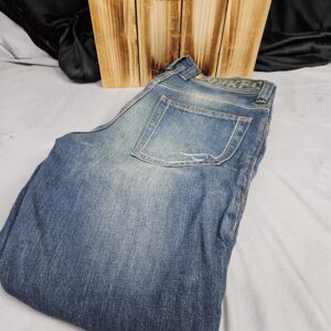 ROKKER ® Jeans ORIGINAL * W 30 L34 Motorrad Hose blau (HO4)