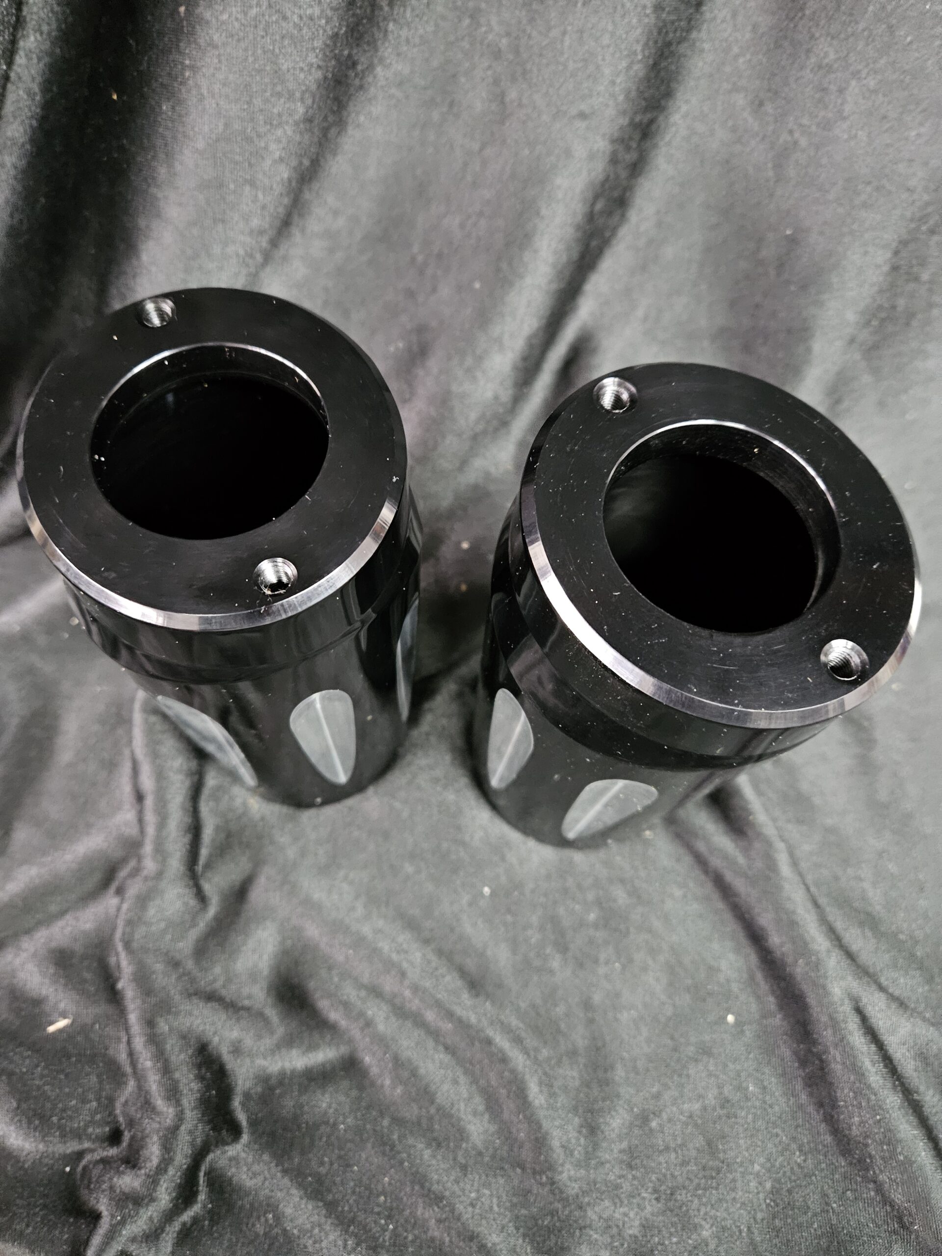 Harley Davidson Touring Edge Cut Tauchrohrabdeckungen Oben 45600006 – Bild 2