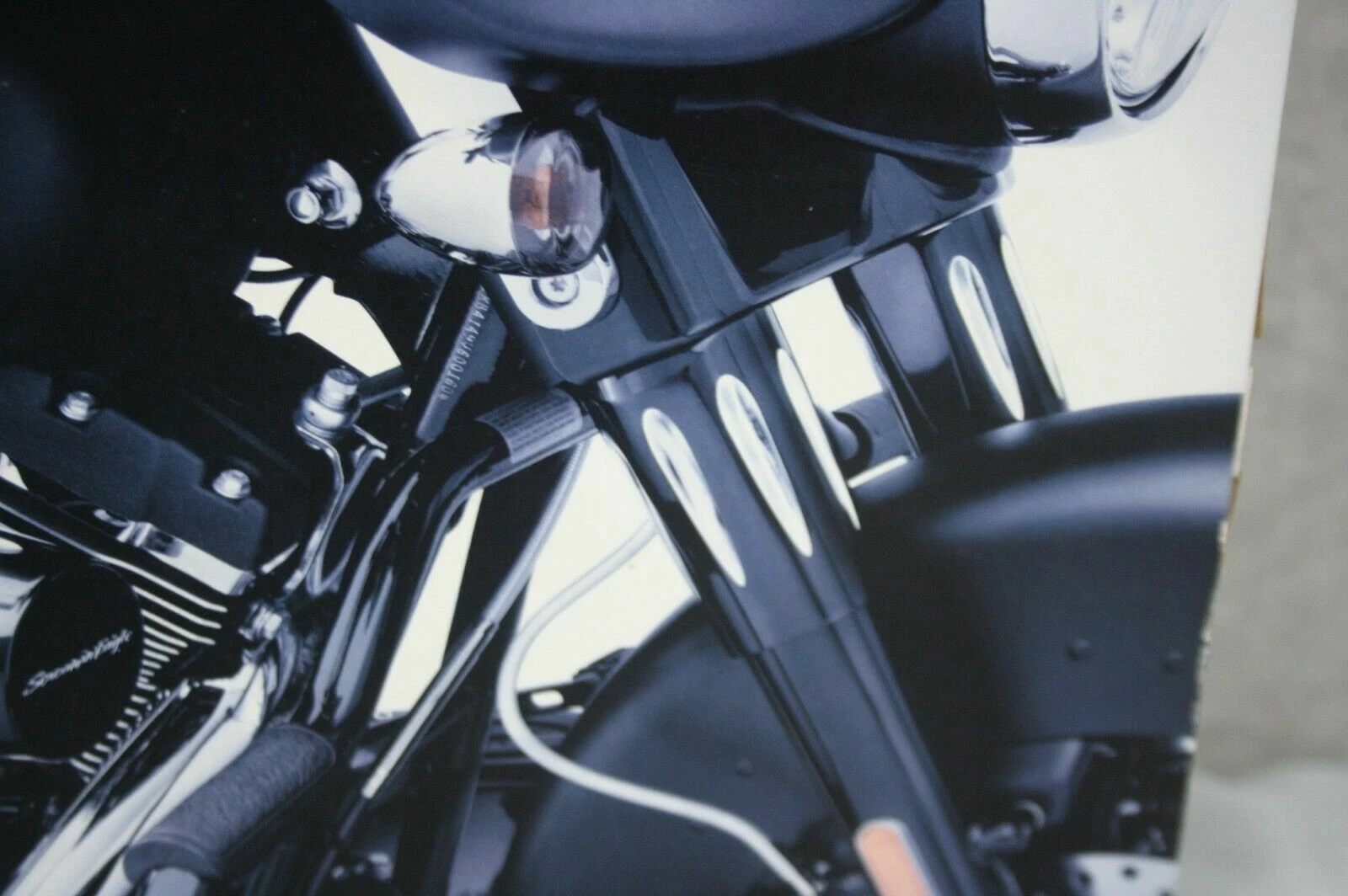 Harley Davidson Touring Edge Cut Tauchrohrabdeckungen Oben 45600006 – Bild 3