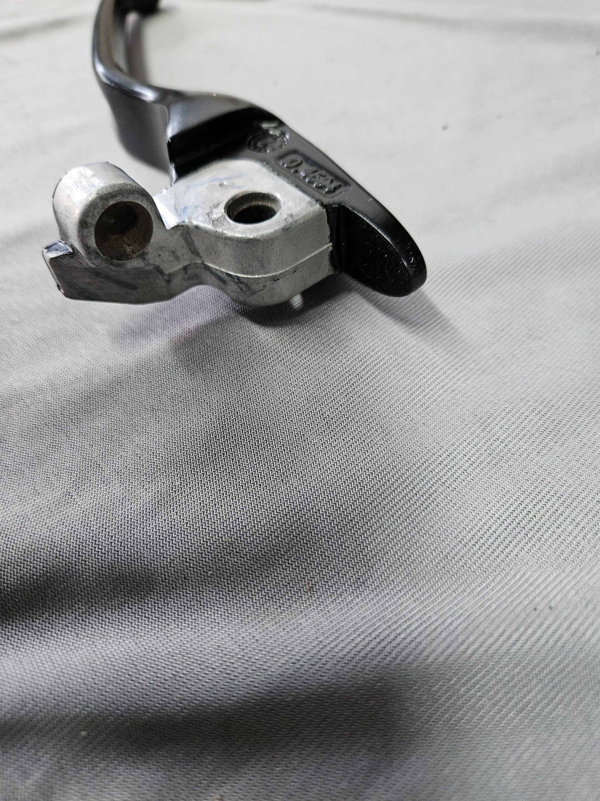 Harley Davidson Bremshebel schwarz matt neu beschichtet # 700 – Bild 2