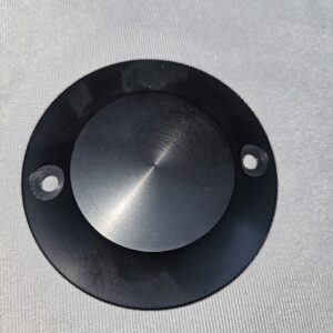 Timer Cover Zündungsdeckel für Harley Softail Sportster schwarz matt eloxiert