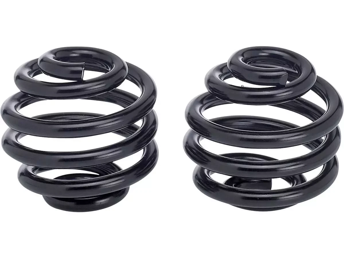 Schwingsattel Federn für Harley Lowbrow Seat Springs 3" Barrel black