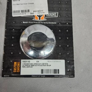 Lenkkopf Mutter Cover chrom für Harley Touring Softail Dyna  OEM 45670-80