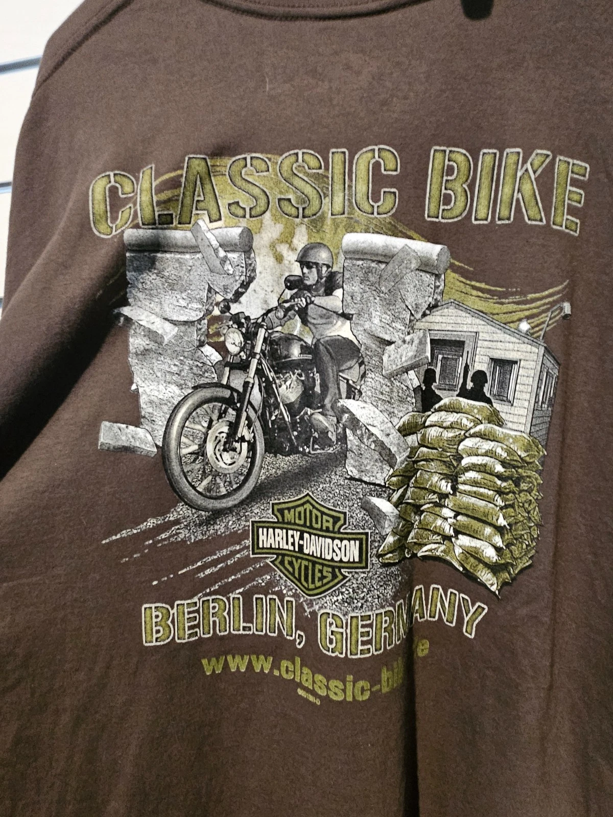Harley-Davidson Herren T-Shirt Braun Gr.3XL – Bild 3