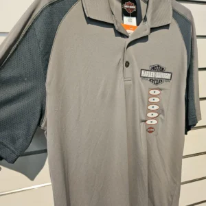 Harley-Davidson Herren Polo- Shirt Grau Gr. M