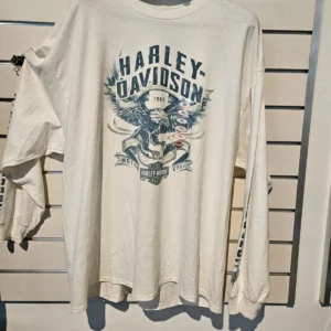 Harley-Davidson Herren Sweat T - Shirt Weiß Gr.3 XL