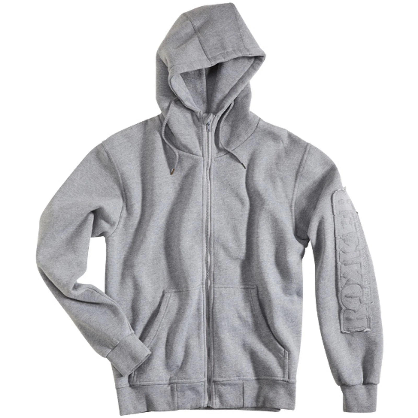 Rokker Zip Light Grey Gr. M Hoodie Kapuzen Jacke