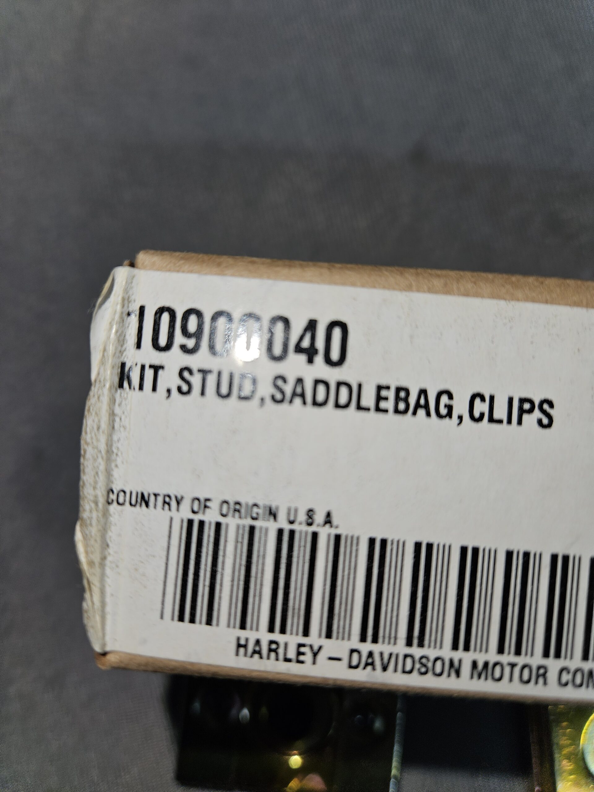 Harley Kofferbefestigungskit saddlebag clips OEM 10900040 TwinCam Evo Touring – Bild 2
