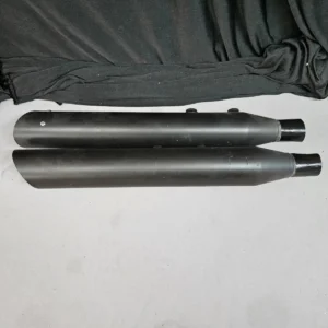 HARLEY SOFTAIL AUSPUFFENDTÖPFE mit E Nummer 64900473 + 64900472